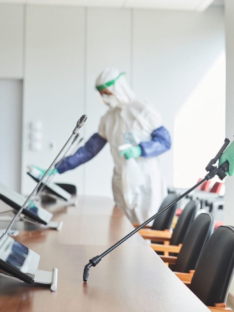 Who Needs Electrostatic Disinfection